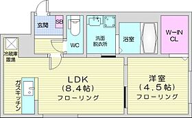 シティレジデンス宮の沢  ｜ 北海道札幌市西区宮の沢一条3丁目（賃貸マンション1LDK・4階・32.22㎡） その2