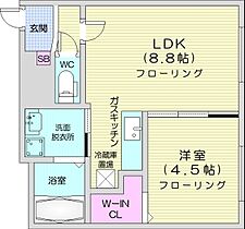 シティレジデンス宮の沢  ｜ 北海道札幌市西区宮の沢一条3丁目（賃貸マンション1LDK・4階・31.80㎡） その2