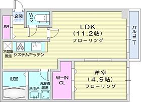 北海道札幌市北区麻生町6丁目（賃貸マンション1LDK・2階・38.03㎡） その2