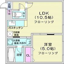 エターナル一番館  ｜ 北海道札幌市東区北二十四条東7丁目（賃貸アパート1LDK・2階・34.02㎡） その2