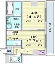 牧野ビル  ｜ 北海道札幌市北区北十一条西1丁目（賃貸マンション1DK・2階・25.51㎡） その2