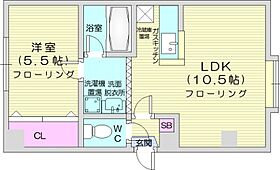 モアニューストリート  ｜ 北海道札幌市中央区南十条西8丁目（賃貸マンション1LDK・4階・35.50㎡） その2