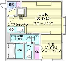 ムーンボー  ｜ 北海道札幌市東区北十五条東15丁目（賃貸マンション1LDK・4階・27.84㎡） その2