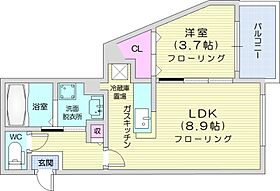 LeCiel  ｜ 北海道札幌市東区北七条東3丁目（賃貸マンション1LDK・4階・31.66㎡） その2