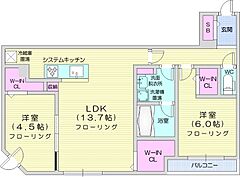 物件の間取り