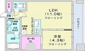 MODENA DIMORA  ｜ 北海道札幌市中央区南七条西9丁目（賃貸マンション1LDK・4階・36.85㎡） その2