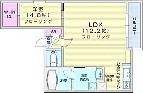 グレイス北16条  ｜ 北海道札幌市東区北十六条東10丁目（賃貸マンション1LDK・2階・38.17㎡） その2