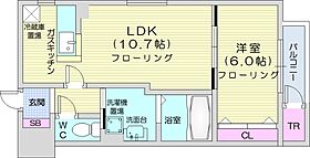 北海道札幌市北区北三十八条西2丁目（賃貸マンション1LDK・1階・40.96㎡） その2