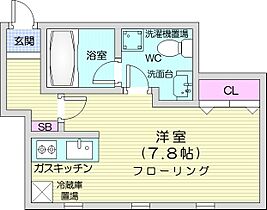 カーサスニップ3  ｜ 北海道札幌市東区北十三条東14丁目（賃貸アパート1K・2階・22.28㎡） その2