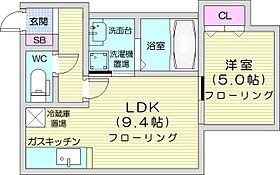 プールオムN10  ｜ 北海道札幌市東区北十条東2丁目（賃貸マンション1LDK・1階・30.57㎡） その2