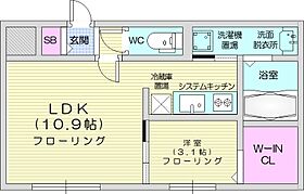 Liveasekitamaruyama  ｜ 北海道札幌市中央区北五条西22丁目（賃貸マンション1LDK・3階・35.58㎡） その2