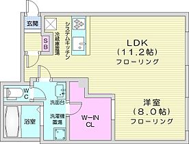 レブニーズザ・レジデンスN21  ｜ 北海道札幌市北区北二十一条西2丁目（賃貸マンション1LDK・1階・38.12㎡） その2