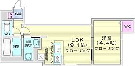 kopencourt環状通東  ｜ 北海道札幌市東区北十二条東15丁目（賃貸マンション1LDK・3階・33.62㎡） その2