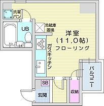 リナ・パートナーズ南2条  ｜ 北海道札幌市中央区南二条西12丁目323-10（賃貸マンション1R・3階・25.72㎡） その2