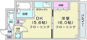 グランビュー中島公園  ｜ 北海道札幌市中央区南八条西1丁目5-2（賃貸マンション1DK・8階・28.43㎡） その2