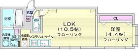 ディオグラシア北大前  ｜ 北海道札幌市北区北十五条西3丁目（賃貸マンション1LDK・2階・35.08㎡） その2