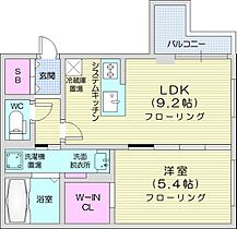 Crossbell524  ｜ 北海道札幌市中央区北五条西24丁目（賃貸マンション1LDK・3階・36.40㎡） その2