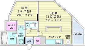 シンシア南9条  ｜ 北海道札幌市中央区南九条西7丁目1-11（賃貸マンション1LDK・2階・34.36㎡） その2