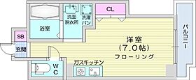 ヴィラN19  ｜ 北海道札幌市北区北十九条西2丁目（賃貸マンション1R・5階・23.25㎡） その2