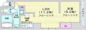 アンソレイエヴィメゾン  ｜ 北海道札幌市中央区南三条東3丁目（賃貸マンション1LDK・6階・37.18㎡） その2