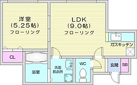 北海道札幌市北区新川西三条5丁目（賃貸アパート1LDK・2階・31.78㎡） その2