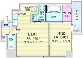 クラッセ北大通り3  ｜ 北海道札幌市北区北十七条西3丁目1-43（賃貸マンション1LDK・9階・28.90㎡） その2