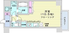 バロンドール  ｜ 北海道札幌市北区北八条西4丁目（賃貸マンション1R・7階・30.80㎡） その2