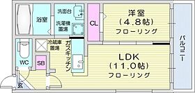 ディオクラシスN19  ｜ 北海道札幌市東区北十九条東1丁目（賃貸マンション1LDK・3階・37.00㎡） その2