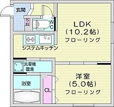 FourStreamResidence南6条  ｜ 北海道札幌市中央区南六条西13丁目（賃貸マンション1LDK・4階・34.38㎡） その2