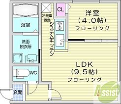 ラフィーネ平岸3条  ｜ 北海道札幌市豊平区平岸三条4丁目（賃貸マンション1LDK・1階・30.00㎡） その2