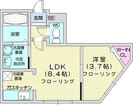 PUREGOLD  ｜ 北海道札幌市東区北十六条東12丁目（賃貸マンション1LDK・4階・29.16㎡） その2