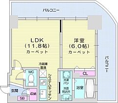 ティアラタワー中島倶楽部  ｜ 北海道札幌市中央区南八条西4丁目288-1（賃貸マンション1LDK・5階・42.07㎡） その2