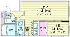 GRACIAS南郷  ｜ 北海道札幌市白石区本郷通6丁目北（賃貸マンション1LDK・4階・38.41㎡） その2