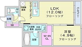 リベッキオ豊平公園  ｜ 北海道札幌市豊平区豊平四条13丁目（賃貸マンション1LDK・3階・38.30㎡） その2