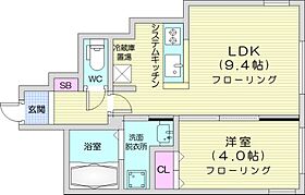 仮称）S5W12MS  ｜ 北海道札幌市中央区南五条西12丁目（賃貸マンション1LDK・2階・33.02㎡） その2