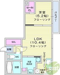 間取図画像 1LDK