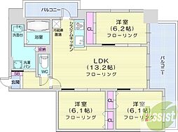 間取図画像 3LDK