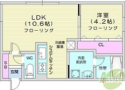 間取図画像 1LDK