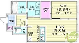 間取図画像 1LDK