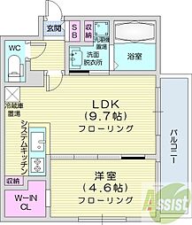 間取図画像 1LDK