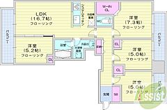 物件の間取り