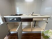 キッチン下の収納もたくさん入りますよ～！