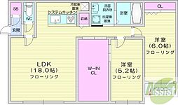 フェスタリア宮の森 3LDKの間取図画像