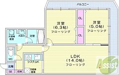物件の間取り