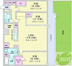 物件の間取り