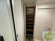 シューズボックスで玄関もスッキリ片付きます。