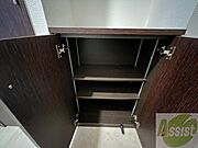 シューズボックスがあるのはやっぱり便利ですね！