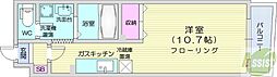 東洋ハイツA 1Kの間取図画像
