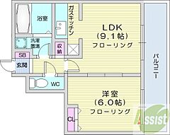 物件の間取り