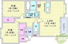 物件の間取り